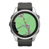 Garmin Fenix 7S Pro Solar Silver w. Graphite Band (010-02776-00/01)