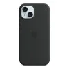 Apple iPhone 15 Silicone Case with MagSafe - Black (MT0J3) (OEM)