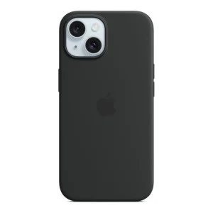Apple iPhone 15 Silicone Case with MagSafe - Black (MT0J3) (OEM)