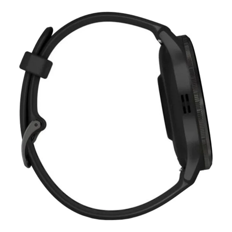 Garmin Venu 3 Slate Stainless Steel Bezel with Black Case and Silicone Band (010-02784-01/51)