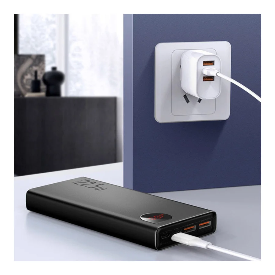 Baseus Adaman Metal Digital Display 20000mAh 22.5W 2021 Editon Black (PPAD000101)