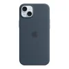 Apple iPhone 15 Plus Silicone Case with MagSafe - Storm Blue (MT123) (OEM)