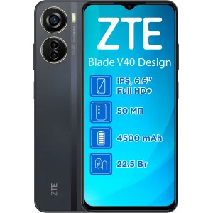 ZTE Blade V40 Design 6/128GB Black (UA)