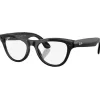 Ray-Ban Meta Skyler Gen 2 Standard Shiny Black Frame / Clear Lenses (RW4014 601/SB 52-20)