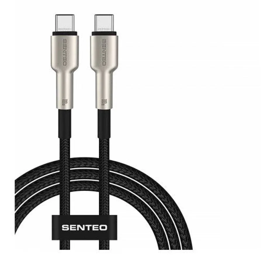 SENTEO SM-03 Iron series 100W Type-C to Type-C 1m black