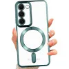 Чохол Chrome Frame Case (MagSafe) для Samsung S23 Plus (Green)