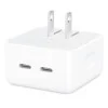 Apple 35W Dual USB-C Port Compact Power Adapter (MNWM3) US Plug (High Copy)