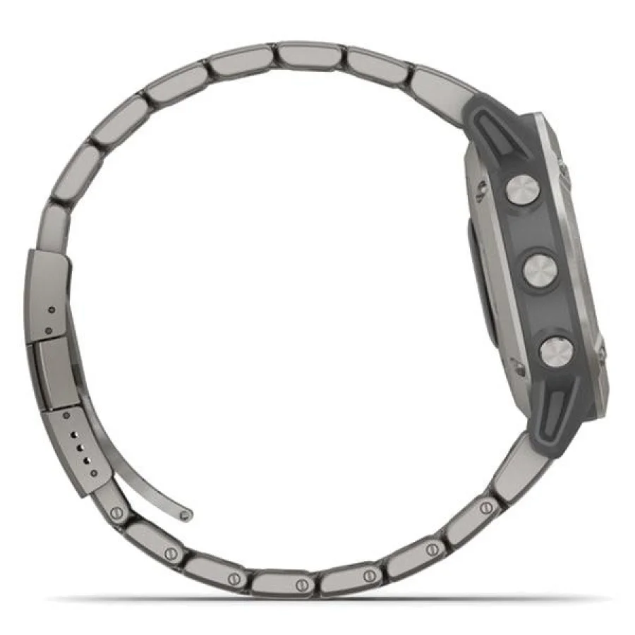 Garmin Fenix 6 Pro Sapphire Titanium with Vented Titanium Bracelet (010-02158-23)