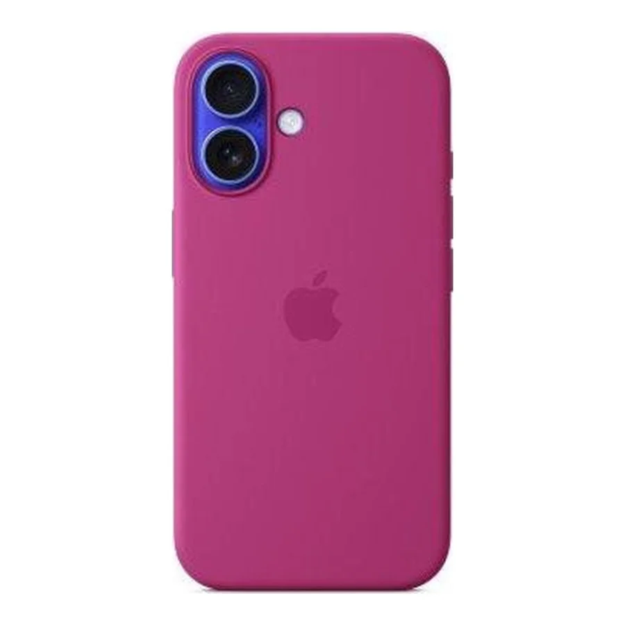 Apple iPhone 16 Silicone Case with MagSafe - Fuchsia (MYY53) (EU)