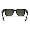 Ray-Ban Meta Wayfarer Shiny Black Frame Green Lenses (RW4006 601/71 50-22)