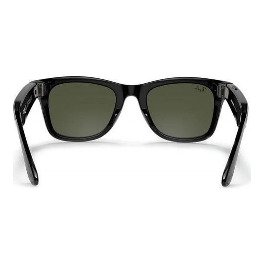 Ray-Ban Meta Wayfarer Shiny Black Frame Green Lenses (RW4006 601/71 50-22)