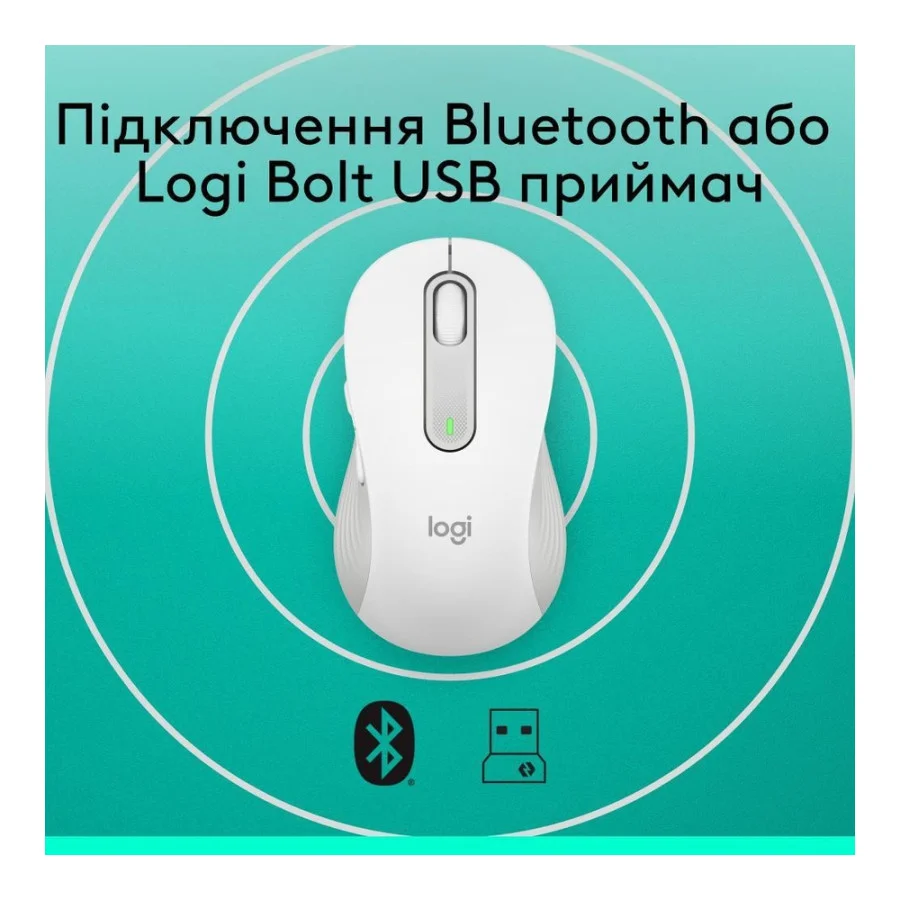 Logitech Signature M650 Wireless Mouse Off-White (910-006255)