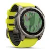 Garmin Fenix 8 51mm Solar Sapphire Titanium w. Amp Yellow/Graphite Silicone Band (010-02907-20/21)