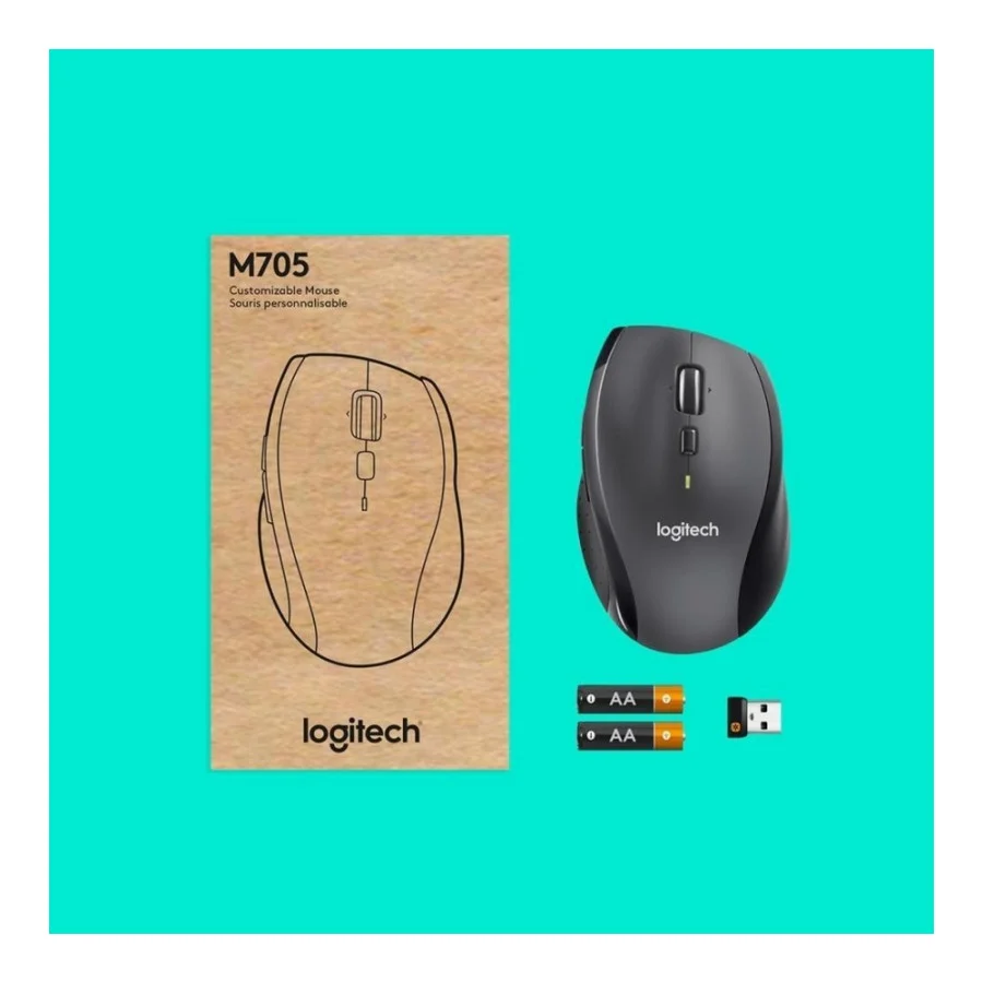 Logitech M705 Wireless Marathon Brown Box (910-006034)
