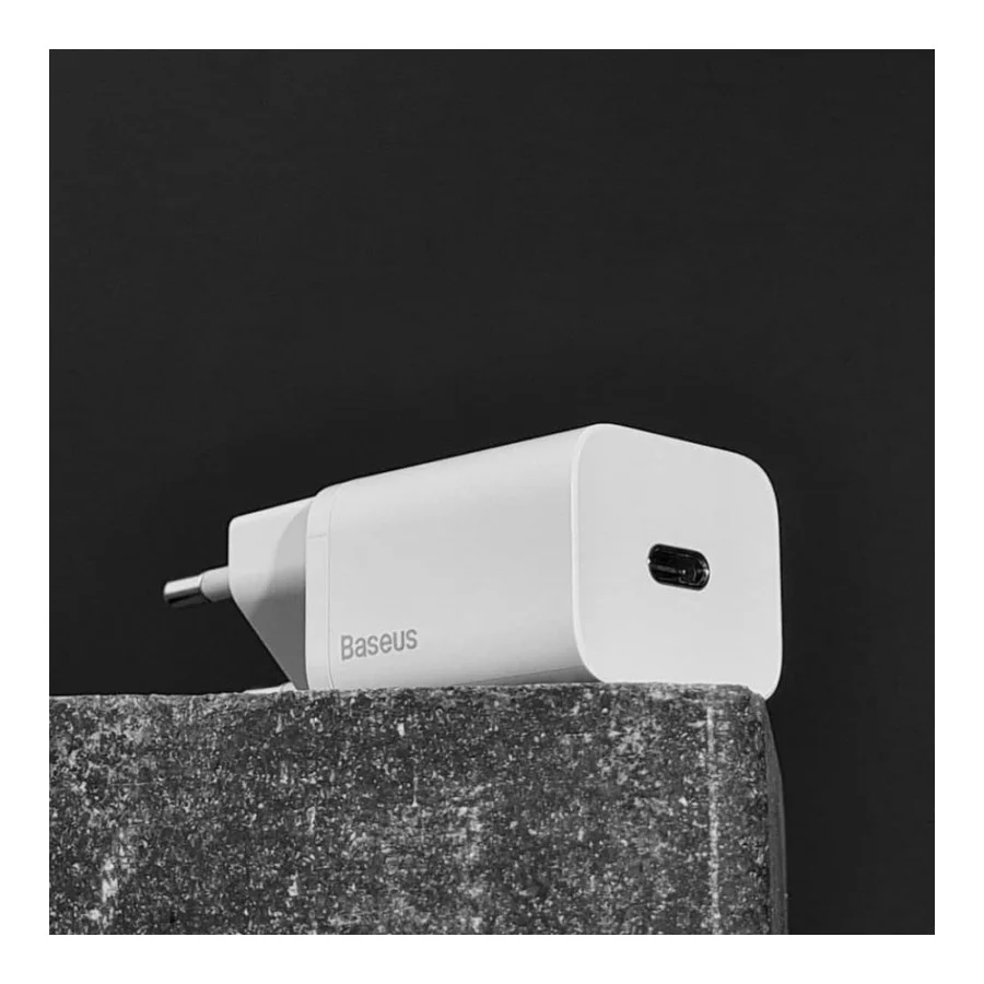 Baseus Super Si Quick Charger Type-C Lightning 20W Blue (TZCCSUP-B03)