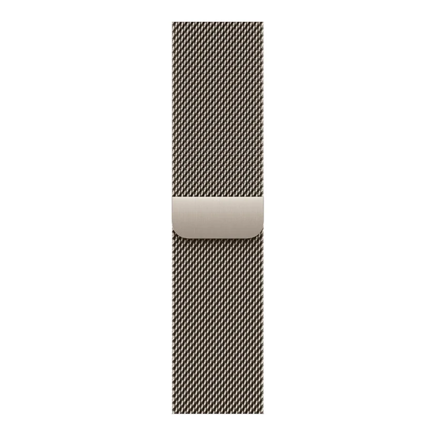 Apple Watch Series 10 GPS + Cellular 42mm Natural Titanium Case w. Natural Milanese Loop (MWXF3)
