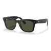 Ray-Ban Meta Wayfarer Shiny Black Frame Green Lenses (RW4006 601/71 50-22)