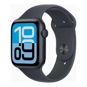Apple Watch SE 3 GPS 44mm Midnight Alu. Case w. Midnight S. Band - M/L (MEHQ4)