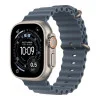 Apple Watch Ultra 3 GPS + Cellular 49mm Natural Tit. Case w. Anchor Blue Ocean Band (MEWH4)