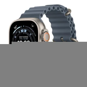 Apple Watch Ultra 3 GPS + Cellular 49mm Natural Tit. Case w. Anchor Blue Ocean Band (MEWH4)