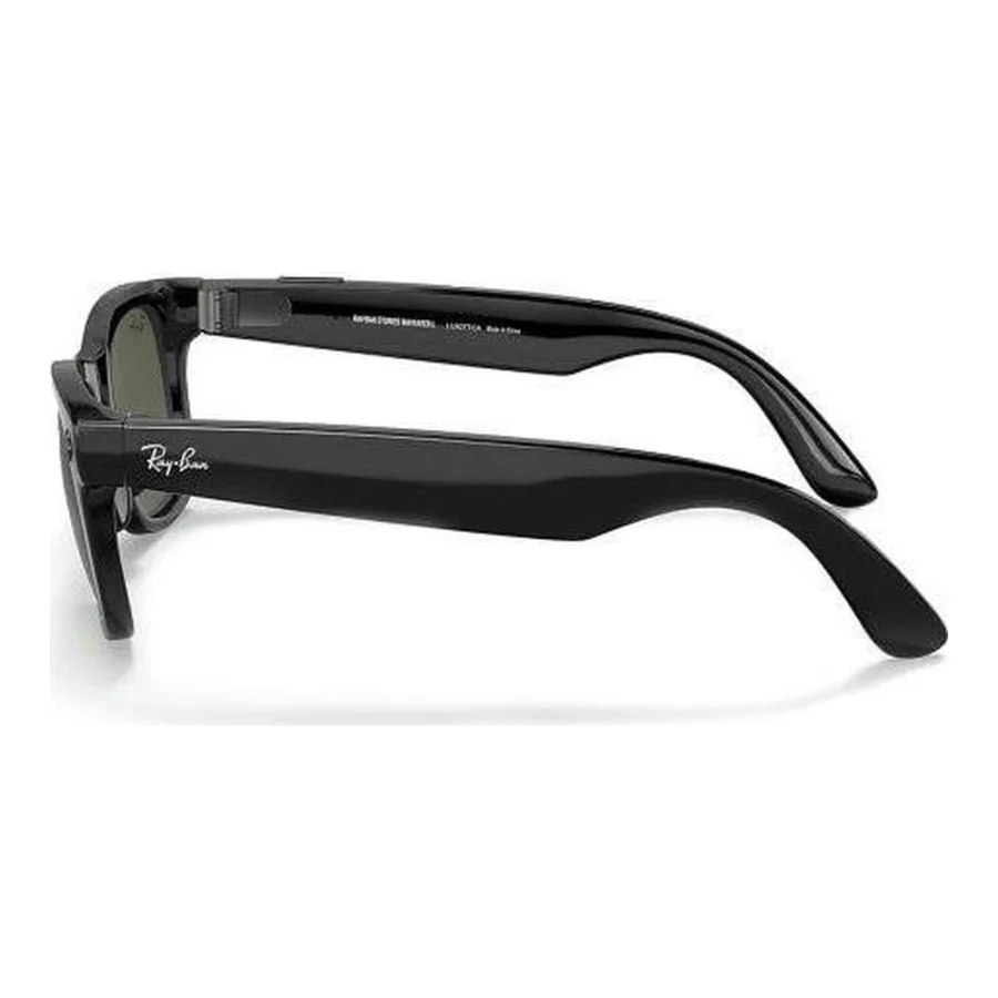 Ray-Ban Meta Wayfarer Shiny Black Frame Green Lenses (RW4006 601/71 50-22)