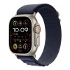 Apple Watch Ultra 2 GPS + Cellular 49mm Natural Titan. Case w. Navy Alpine Loop - Small (MYT33+MXMX3)