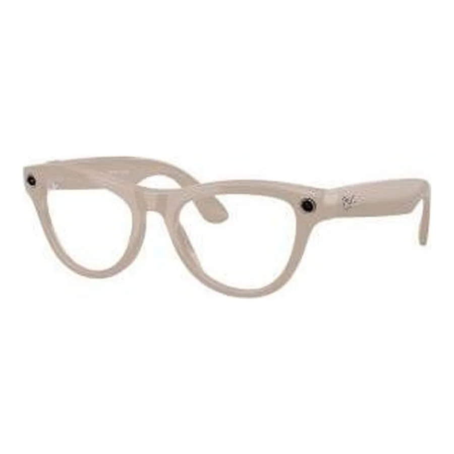 Ray-Ban Meta Skyler Gen2 Stand.Shiny Chalky Gray Frame/Clear to Sapphire Transit.Lenses RW4014 6700MF 52-20