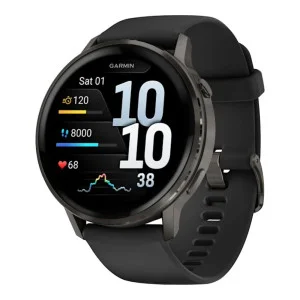 Garmin Venu 4 45 mm Slate with Black Silicone Band (010-03014-00/40)