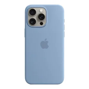 Apple iPhone 15 Pro Max Silicone Case with MagSafe - Winter Blue (MT1Y3) (OEM)