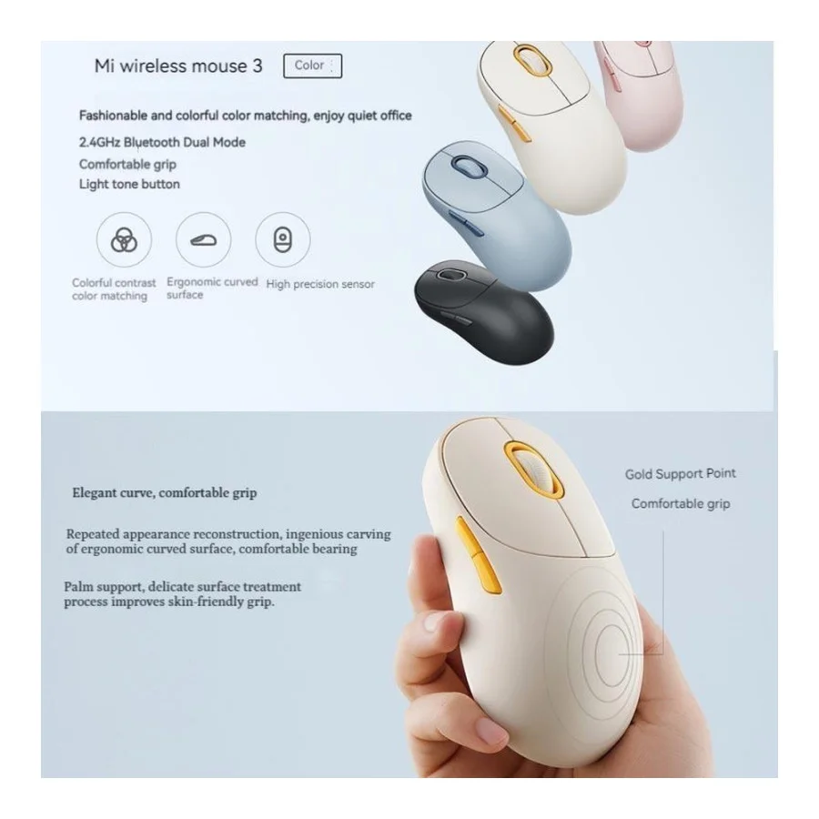 Xiaomi Mi Wireless Mouse 3 Pink (BHR8911GL/BHR7667CN)