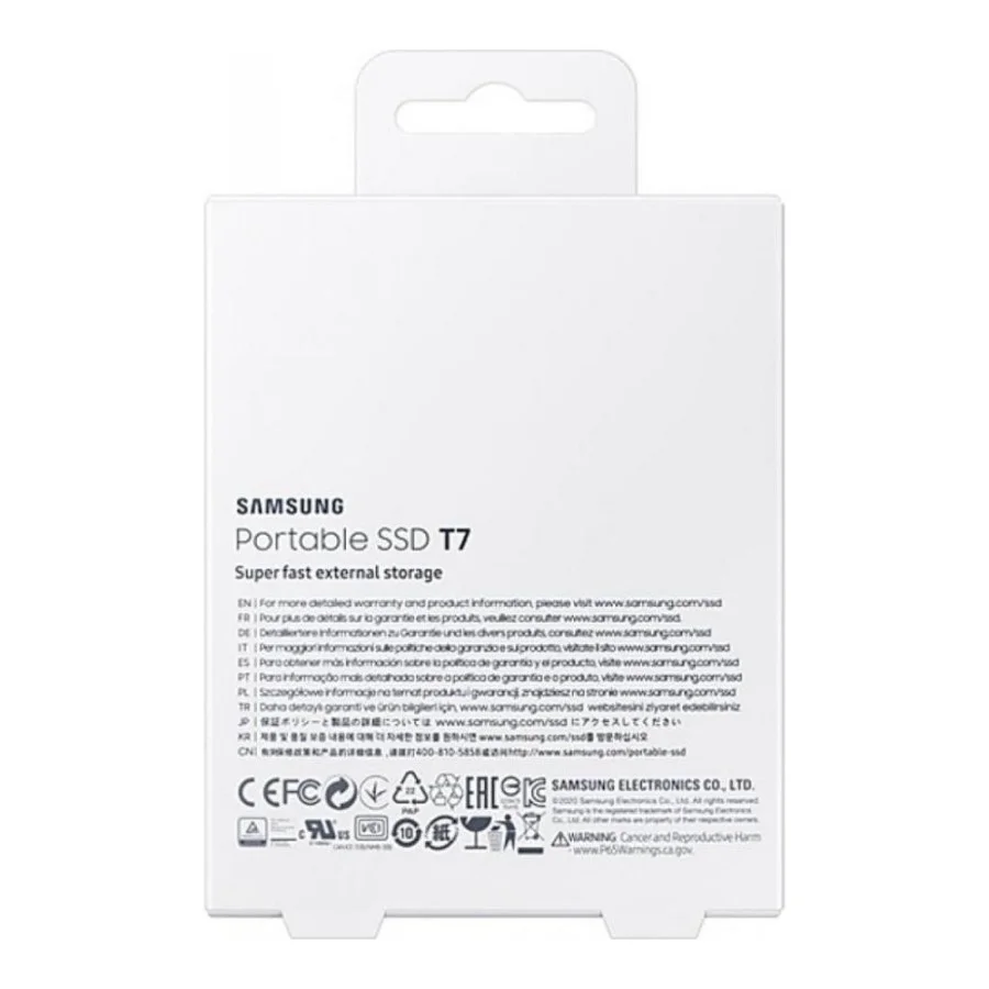 Samsung T7 2 TB Titan Gray (MU-PC2T0T/WW)