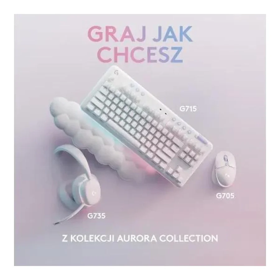 Logitech G715 Wireless Gaming Tactile White (920-010465, 920-010692)