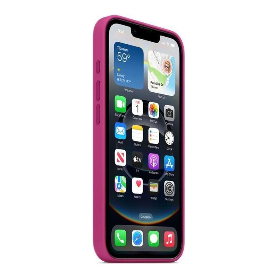 Apple iPhone 16e Silicone Case – Fuchsia (MD3W4) (EU)