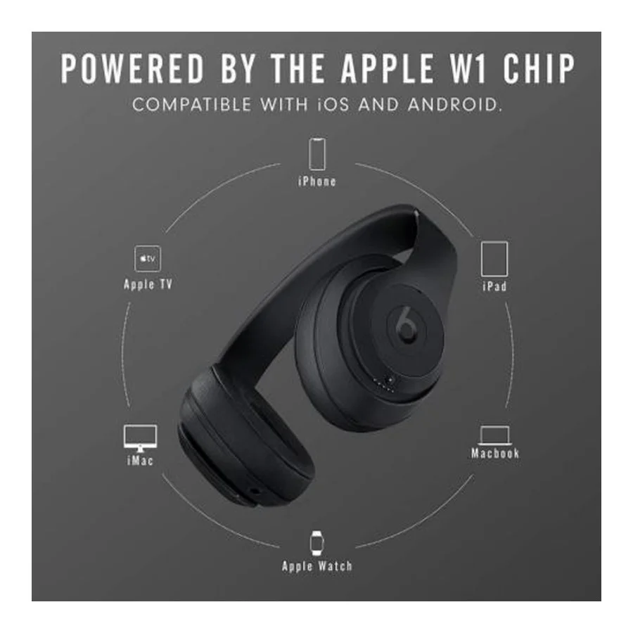 Beats by Dr. Dre Studio3 Matte Black (MQ562, MX3X2)