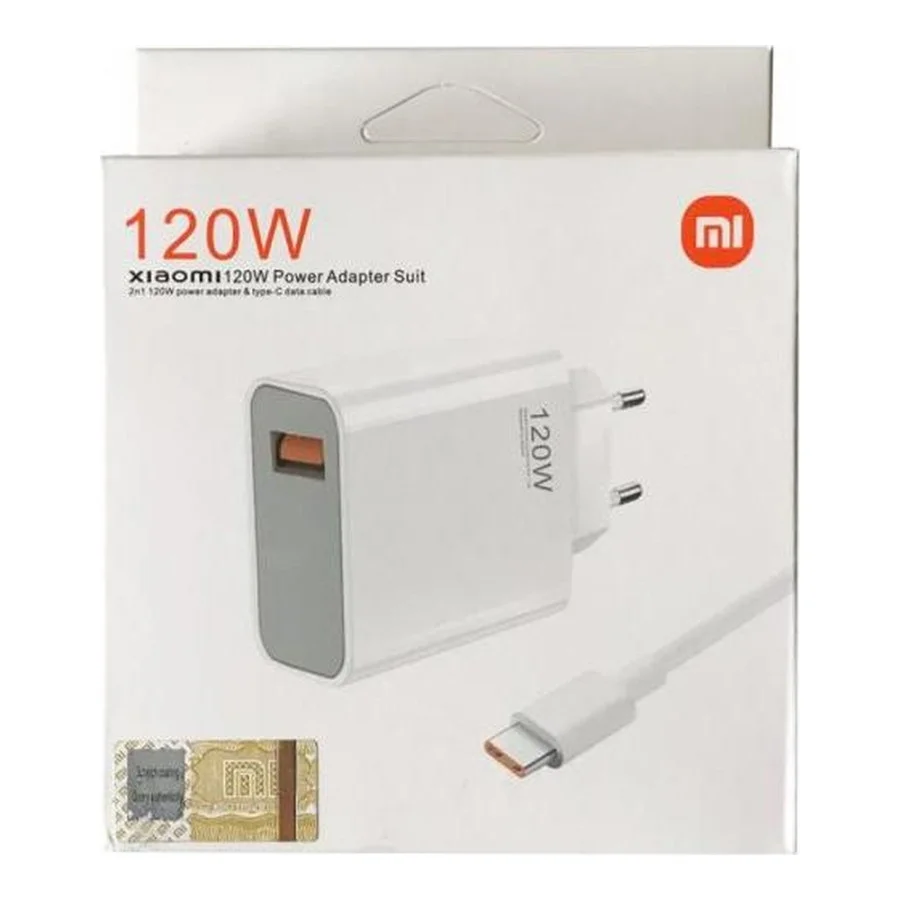 Xiaomi 120W Charger + USB Type-C Cable White (BHR6034EU) (EU)