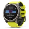 Garmin Fenix 8 51mm Solar Sapphire Titanium w. Amp Yellow/Graphite Silicone Band (010-02907-20/21)