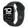 Apple Watch Series 10 GPS 42mm Jet Black Alu. Case w. Black Sport Band - M/L (MWWF3)