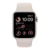 Apple Watch SE 2 GPS 44mm Starlight Aluminum Case with Starlight Sport Band (MNJX3)