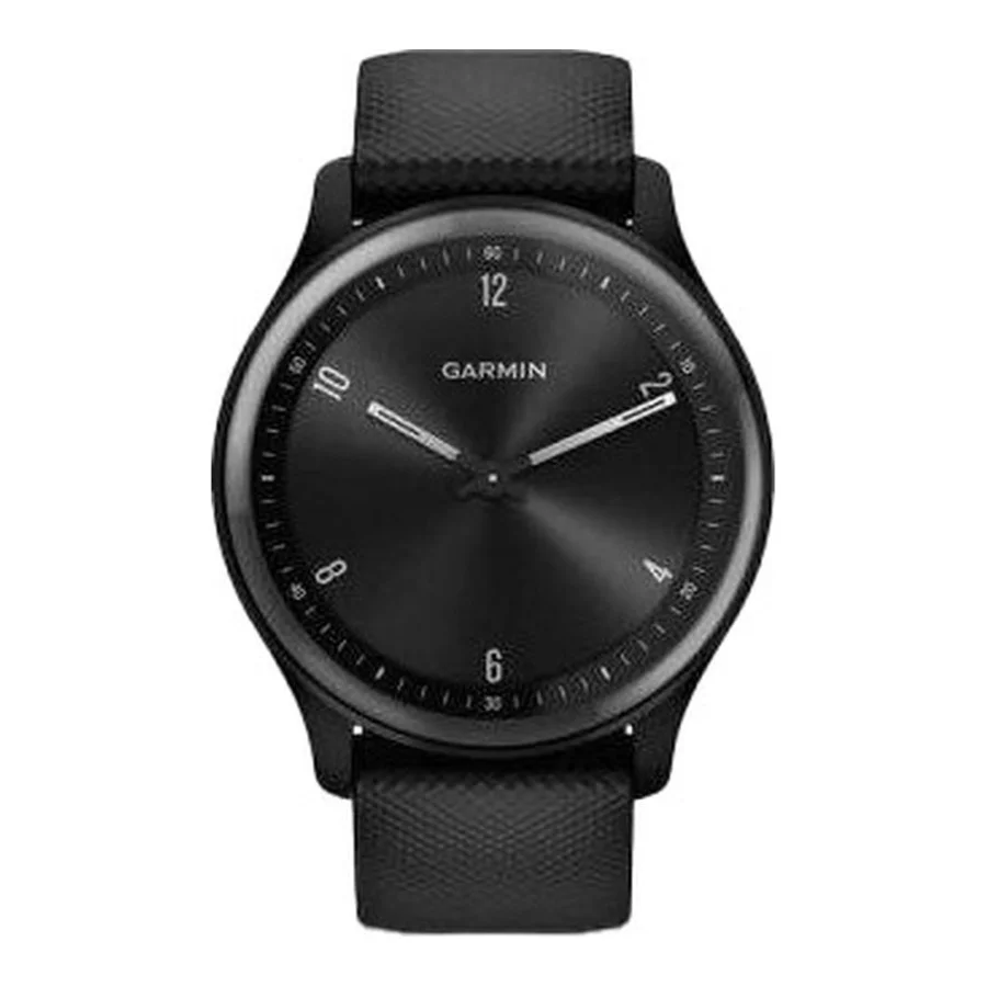 Garmin Vivomove Sport Black Case and S. Band w. Slate Accents (010-02566-00)