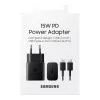 Samsung 15W PD Power Adapter (with Type-C cable) Black (EP-T1510XBE) (EU)