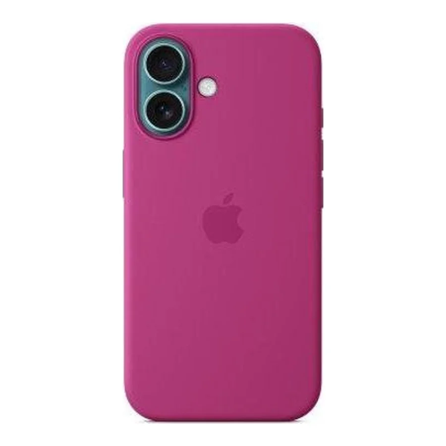 Apple iPhone 16 Silicone Case with MagSafe - Fuchsia (MYY53) (EU)