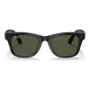 Ray-Ban Meta Wayfarer Shiny Black Frame Green Lenses (RW4006 601/71 50-22)
