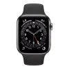 Apple Watch Series 6 GPS + Cellular 40mm Graphite Stainless Steel Case w. Black Sport B. (M02Y3) (US)