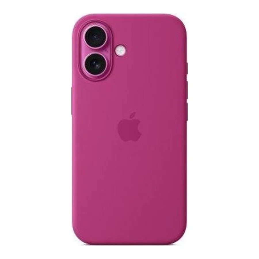 Apple iPhone 16 Silicone Case with MagSafe - Fuchsia (MYY53) (EU)