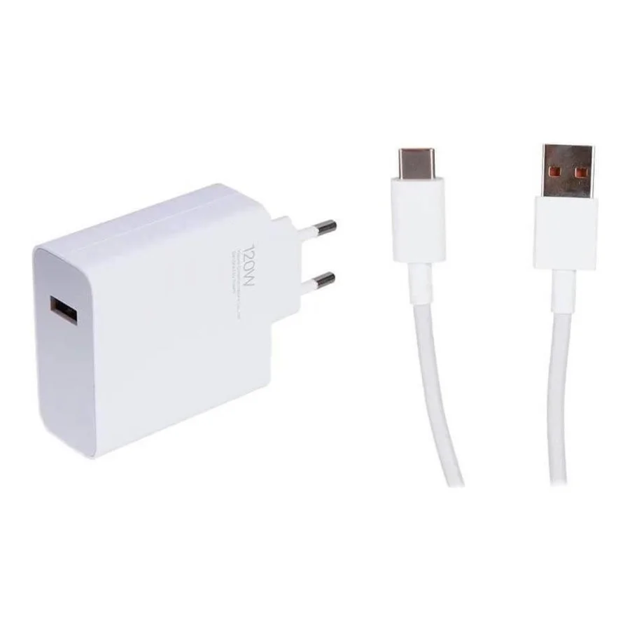 Xiaomi 120W Charger + USB Type-C Cable White (BHR6034EU) (EU)