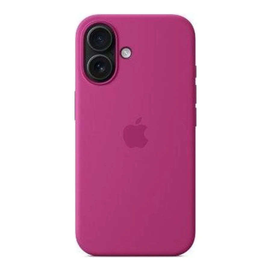 Apple iPhone 16 Silicone Case with MagSafe - Fuchsia (MYY53) (EU)