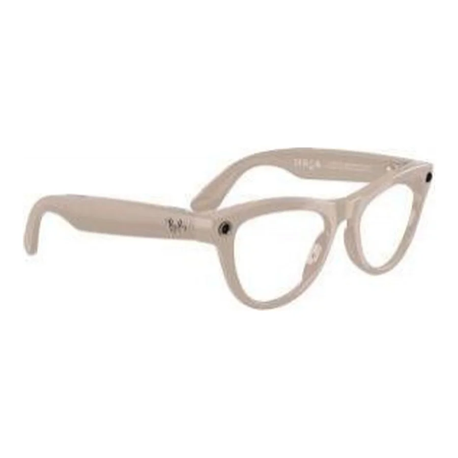 Ray-Ban Meta Skyler Gen2 Stand.Shiny Chalky Gray Frame/Clear to Sapphire Transit.Lenses RW4014 6700MF 52-20