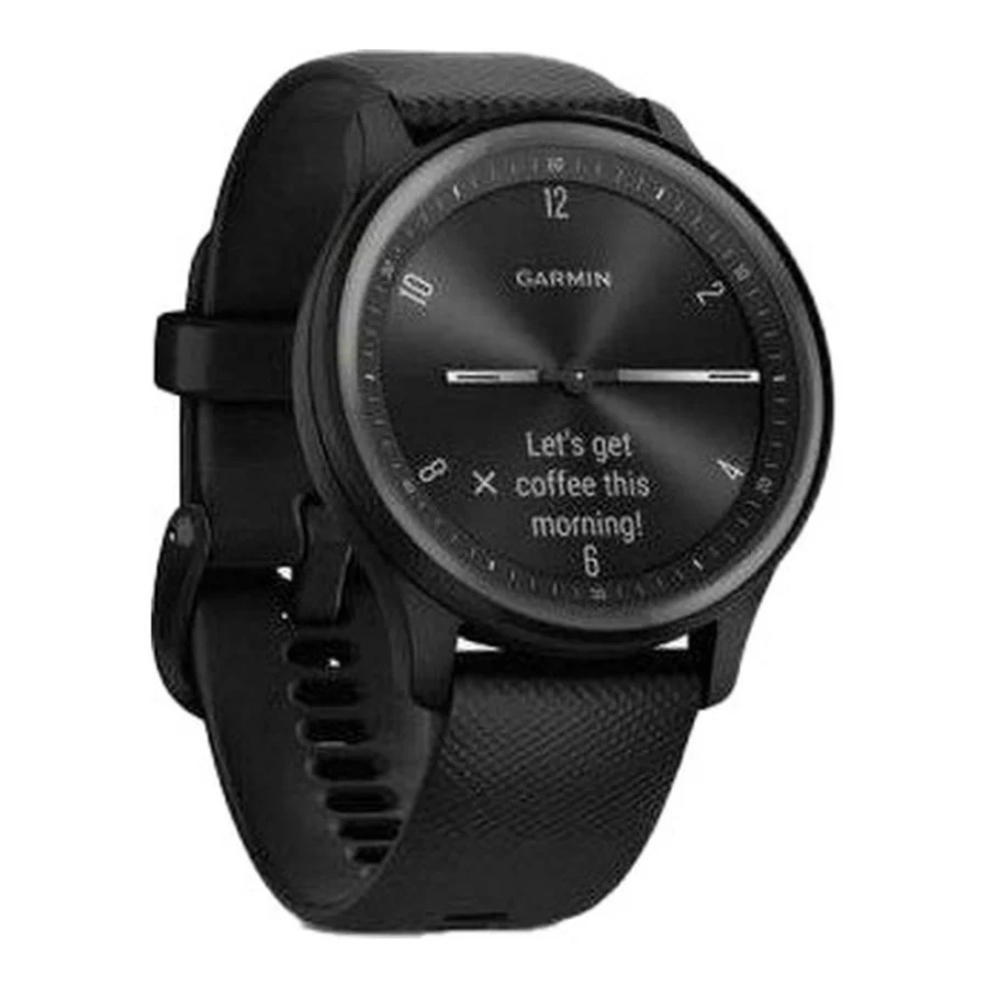 Garmin Vivomove Sport Black Case and S. Band w. Slate Accents (010-02566-00)
