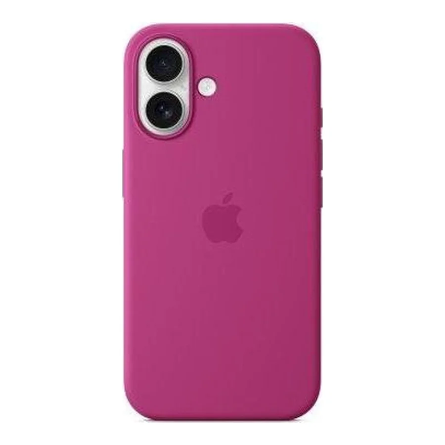Apple iPhone 16 Silicone Case with MagSafe - Fuchsia (MYY53) (EU)
