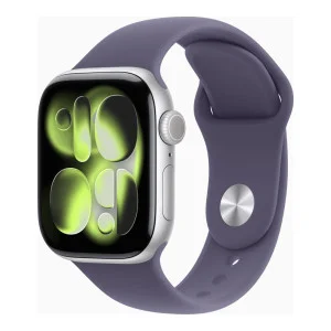 Apple Watch Series 11 GPS 42mm Silver Alu. Case w. Purple Fog S. Band - S/M (MEU64)